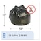 Stout 55 gal Trash Bags, 37 in x 52 in, Super Heavy-Duty, 2 mil, Black, 65 PK P3752K20 - alternate 9
